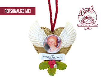 Remembrance Photo Ornament - Bert's Clay Creations